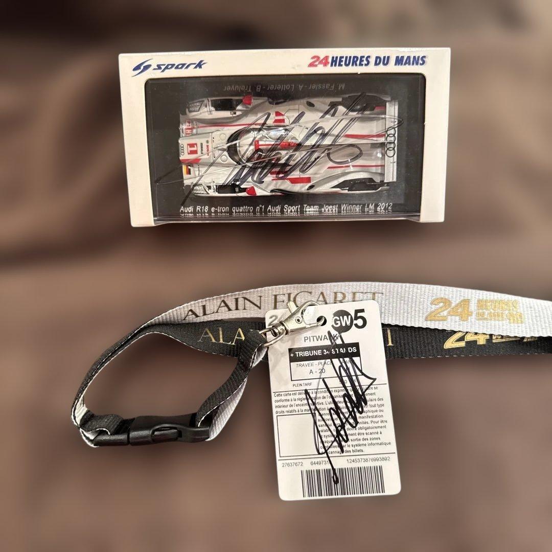 Audi R18 e-tron quattro ロッテラーサイン入り