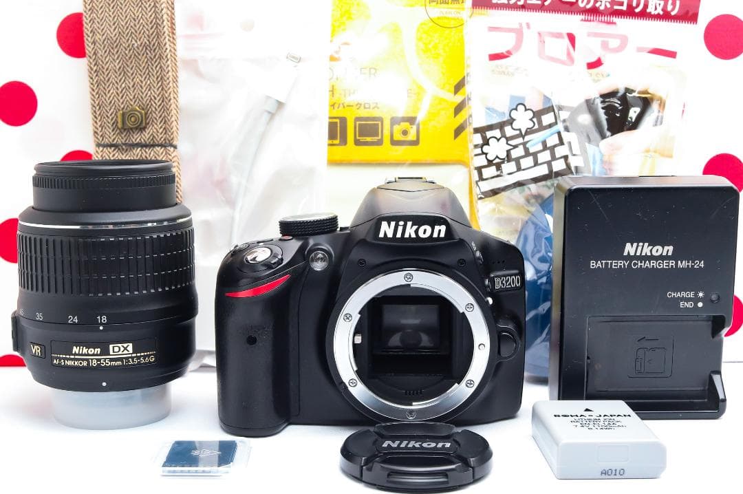 ニコン Nikon D3200❤スマホ転送❤デジタル一眼レフ❤初心者おすすめ