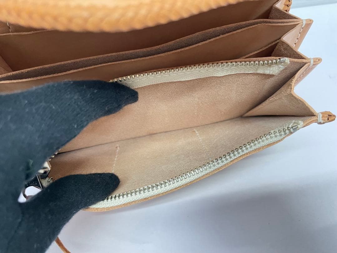 146★cooone セラーペ ラグ ウォレット レザー 長財布