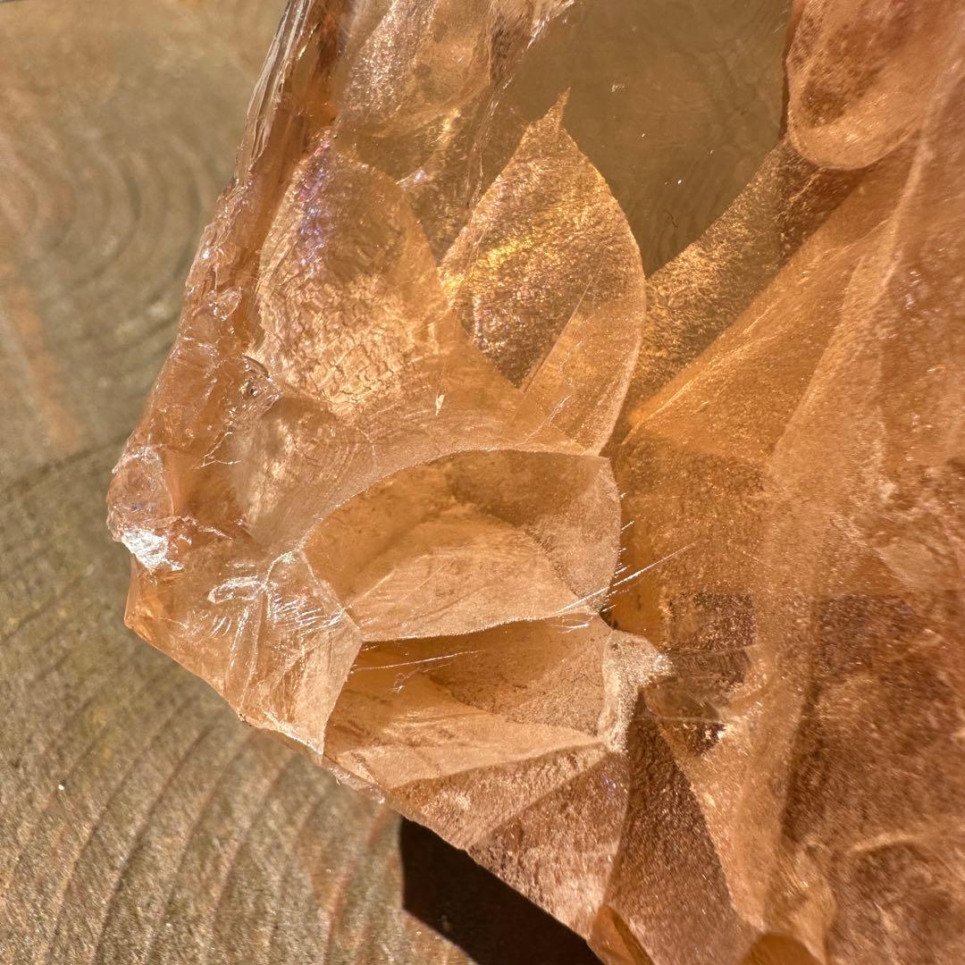 SALE中✴︎ネバダ産✴︎天使のカーテン✴︎ソフトオレンジ・アンダラクリスタル