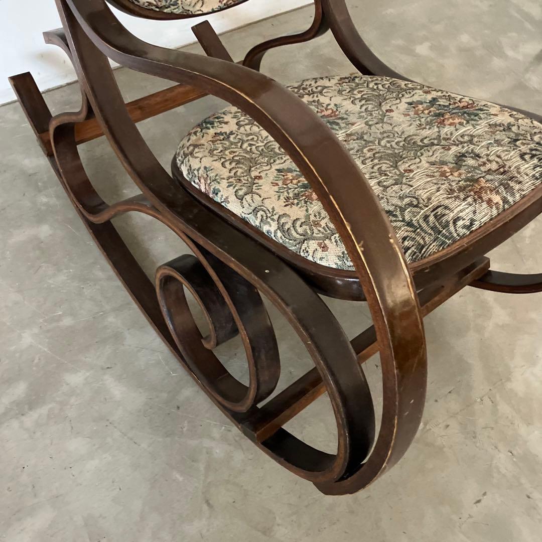 レトロ　アンティーク　ヴィンテージ　昭和　古家具　古民家　ロッキングチェア　椅子