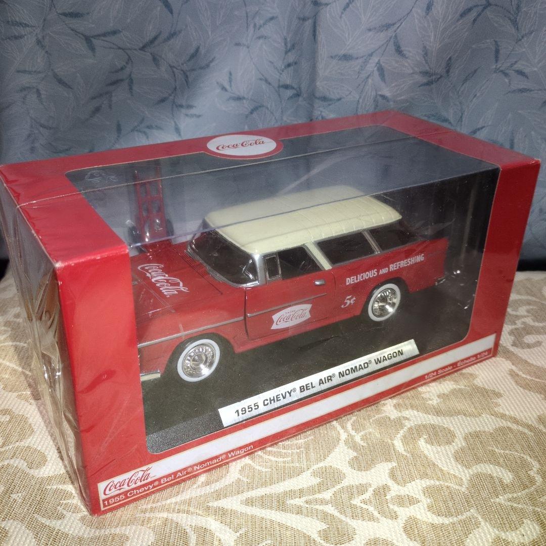 ミニカー Coca-Cola 1955 Chevy Bel Air Nomad Wagon