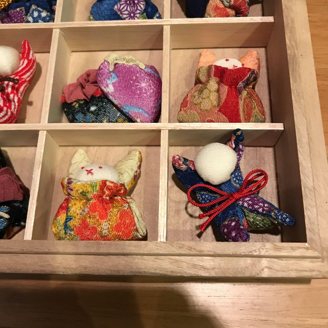 ちりめん細工　詰め合わせ　箱付き