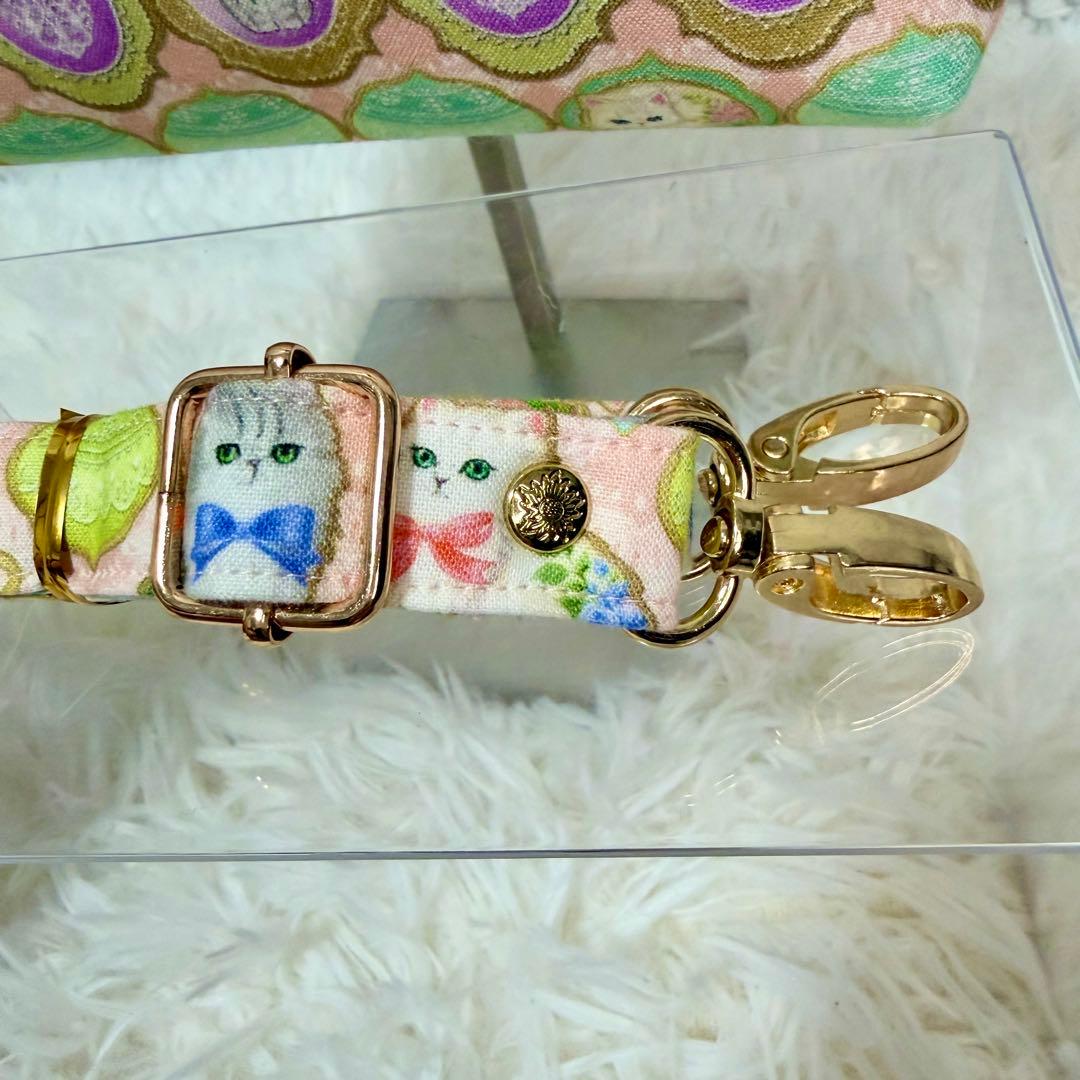 【新品】22fabric がま口　バッグ　2WAY ハンドメイド　ユキエモン