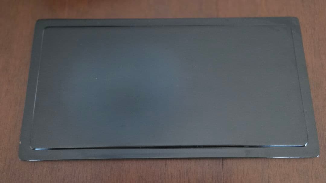 七々子塗り 津軽塗 ティッシュボックス 黒に朱