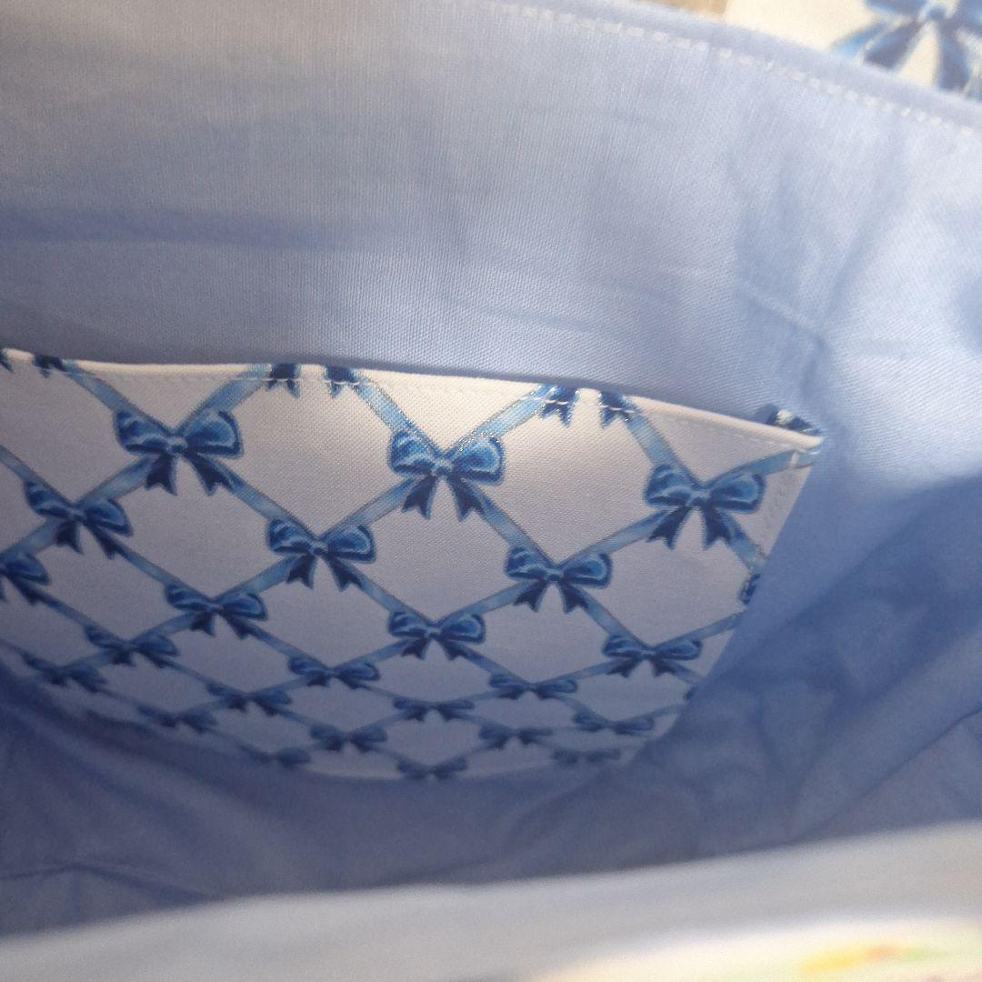 激レアねこパネル生地　ハンドメイド　まちなしバッグ　ミニバック　ポーチ