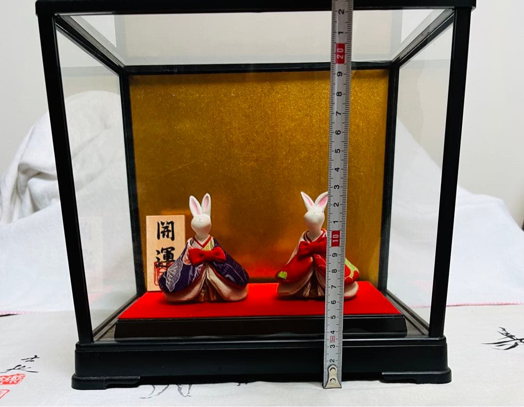 うさぎのお雛様 兎　動物　雛人形 時代物