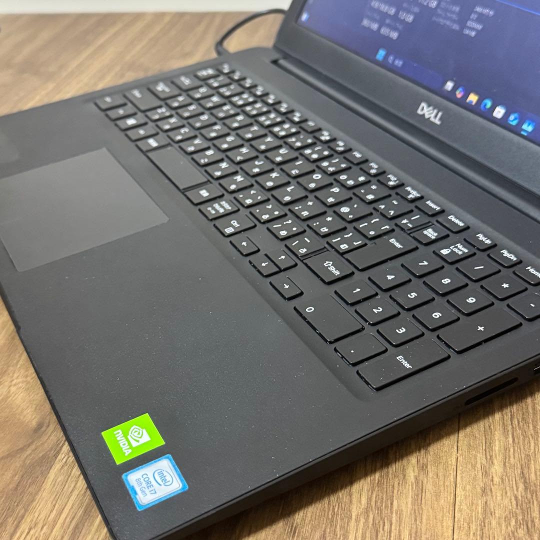 Windowsノート本体 DELL i7-8565U 16GB 512GB MX130