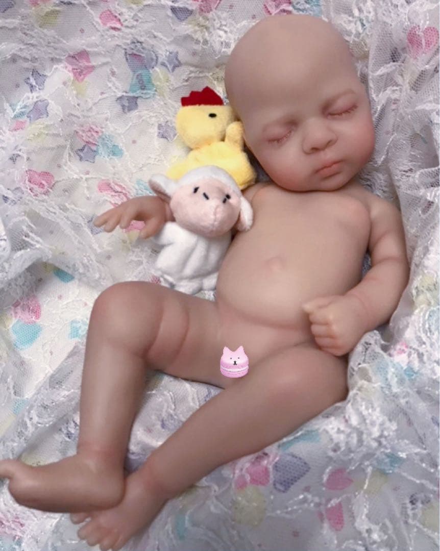 フルシリコン リボーンドール　ねんねちゃん