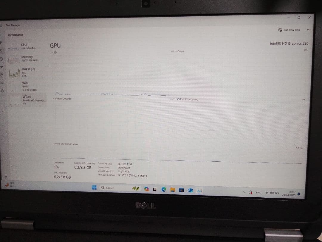 Dell Latitude E7270 ウルトラブック