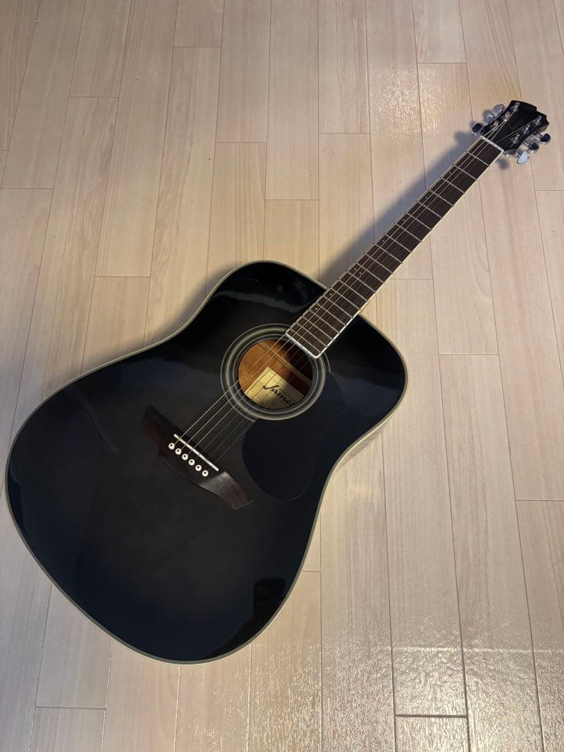 james アコースティックギター ブラック ギターケース付き