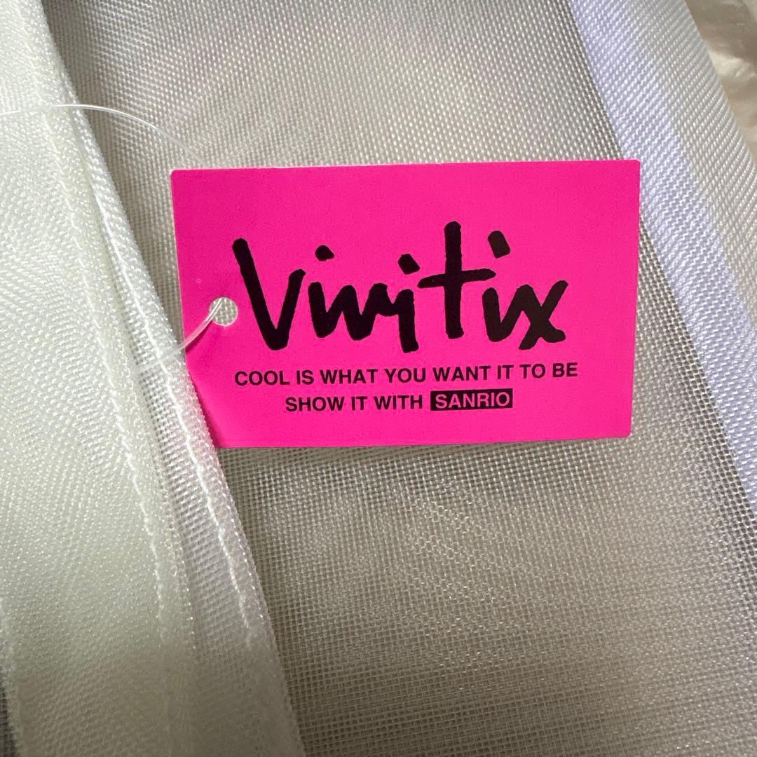 vivitix サンリオ ハローキティ 蝶デザイン メッシュバッグ　平成レトロ