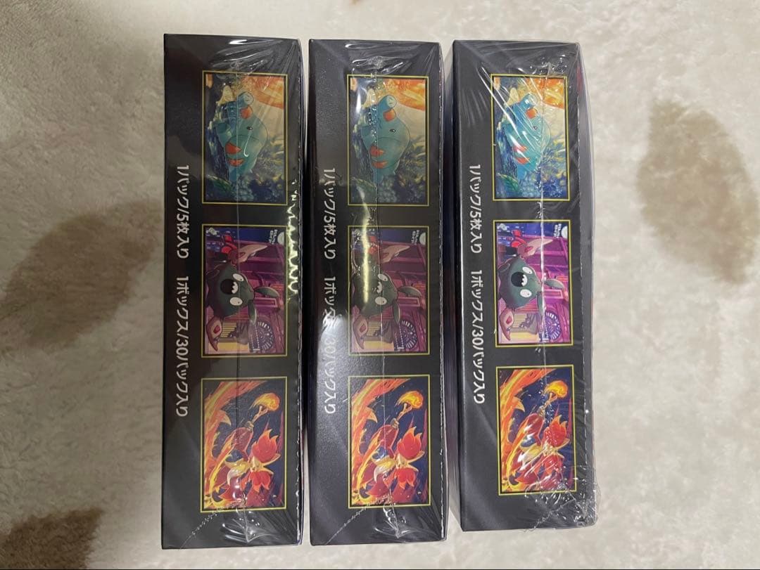 ポケモンカード　ニンジャスピナーシュリンク付き3BOX