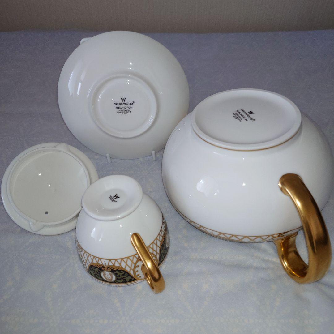 M-TKHSです。　バーリントン　カップ＆ソーサー、ポット
