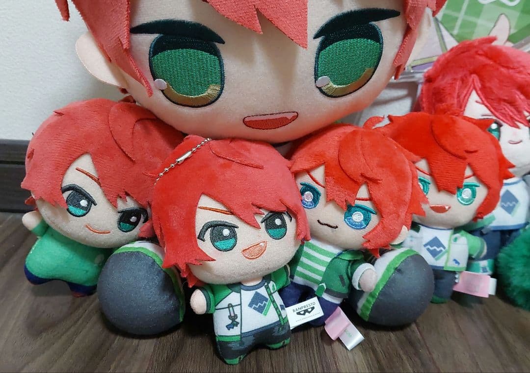 カラフルピーチ　じゃぱぱ　キャラクター ぬいぐるみセット