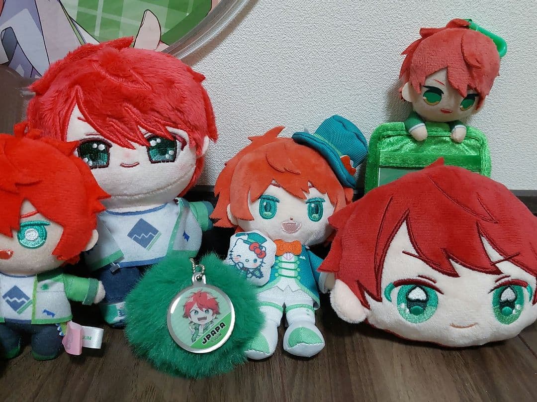 カラフルピーチ　じゃぱぱ　キャラクター ぬいぐるみセット