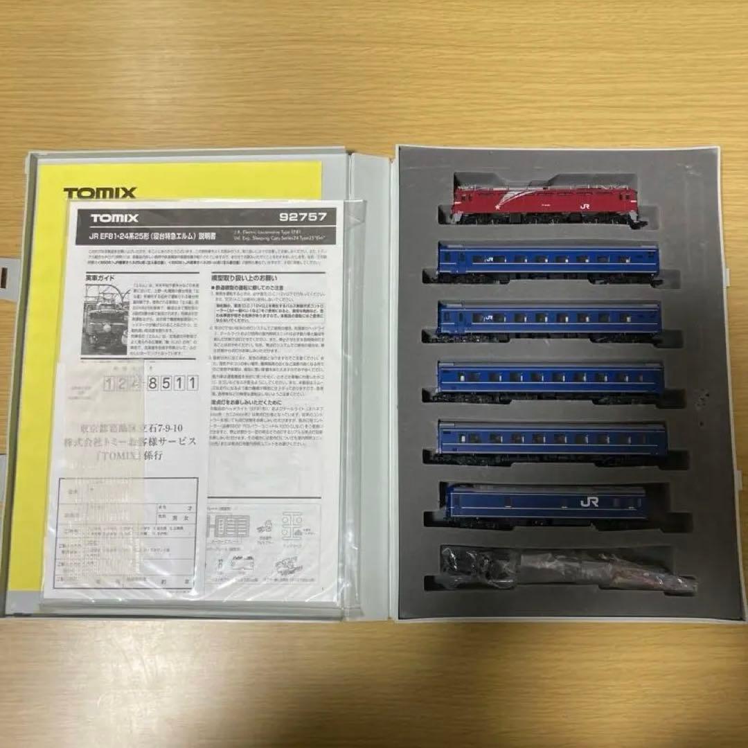 TOMIX 92757 JR EF81 24系25形 寝台特急エルムセット