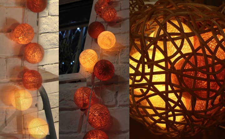 新品【コットンボール・キャットライト】ねこあかり フェイス　ブラウン