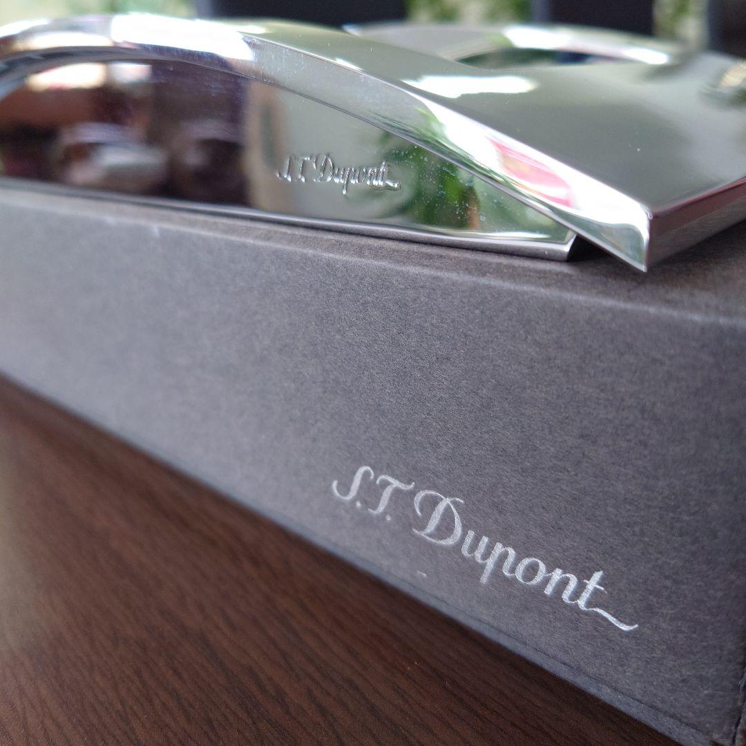 S.T. Dupont シルバー皿 箱付き