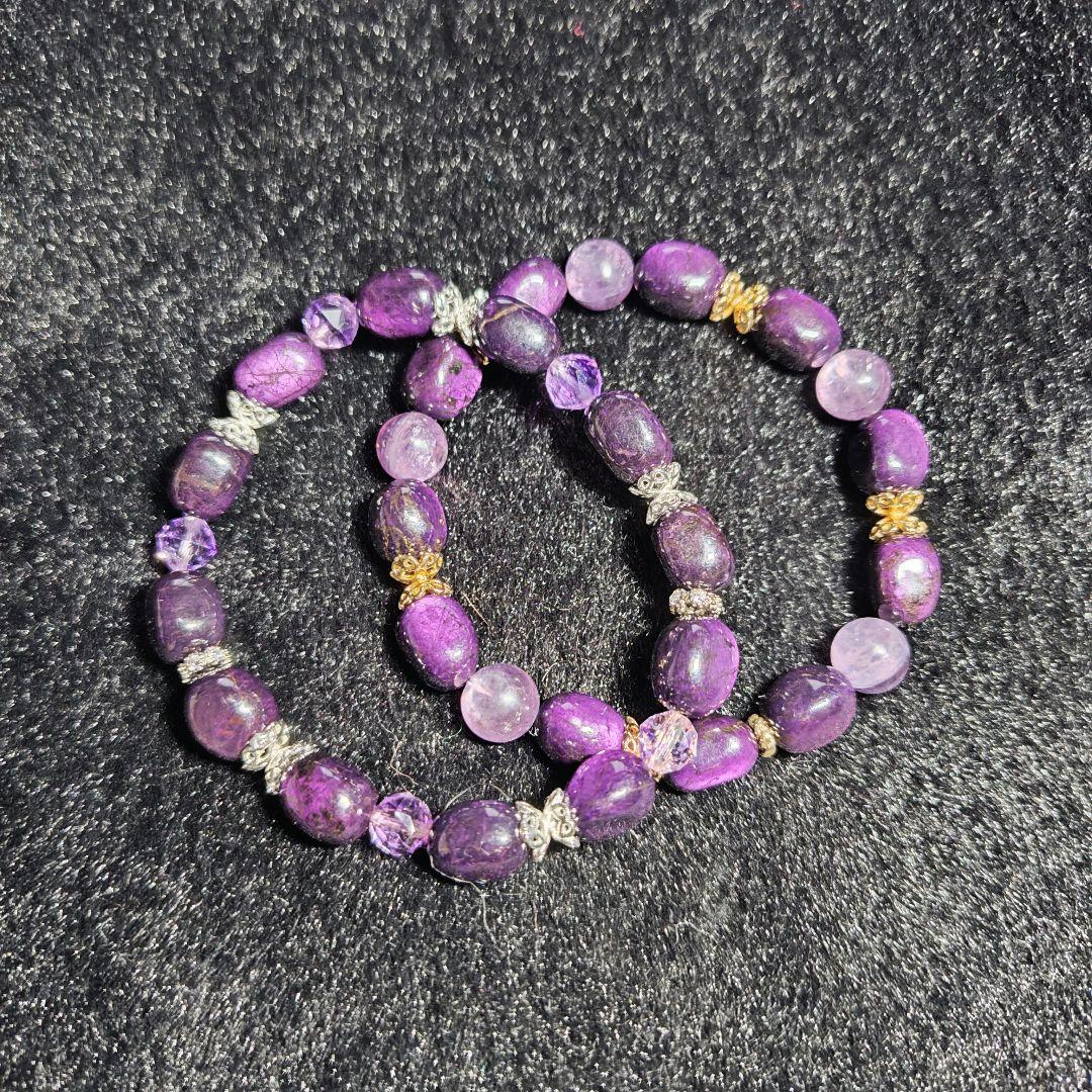 おまとめ専用です♡新作♡パープライト、スーパーセブンエレスチャルアメジスト極みス