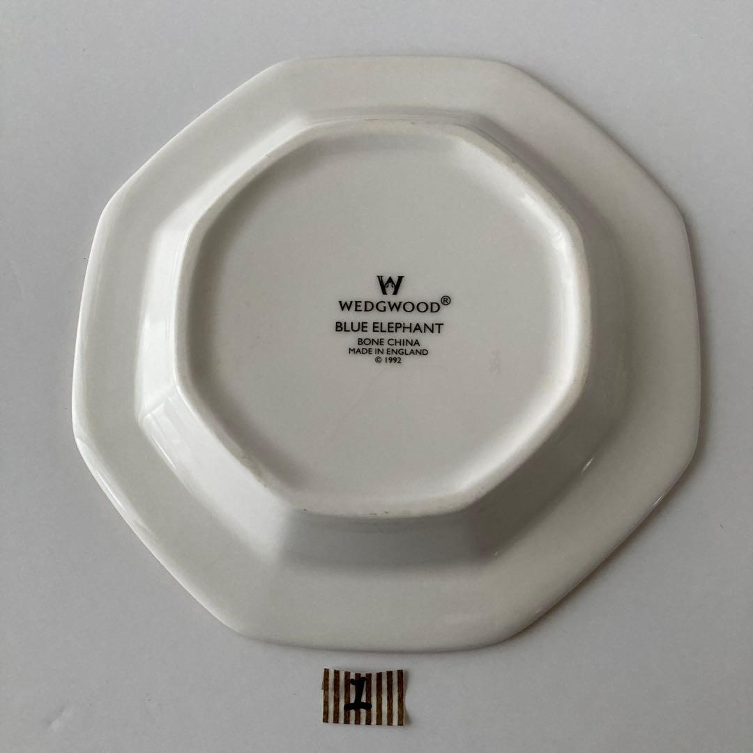 ウェッジウッド　ブルーエレファント　小皿2枚