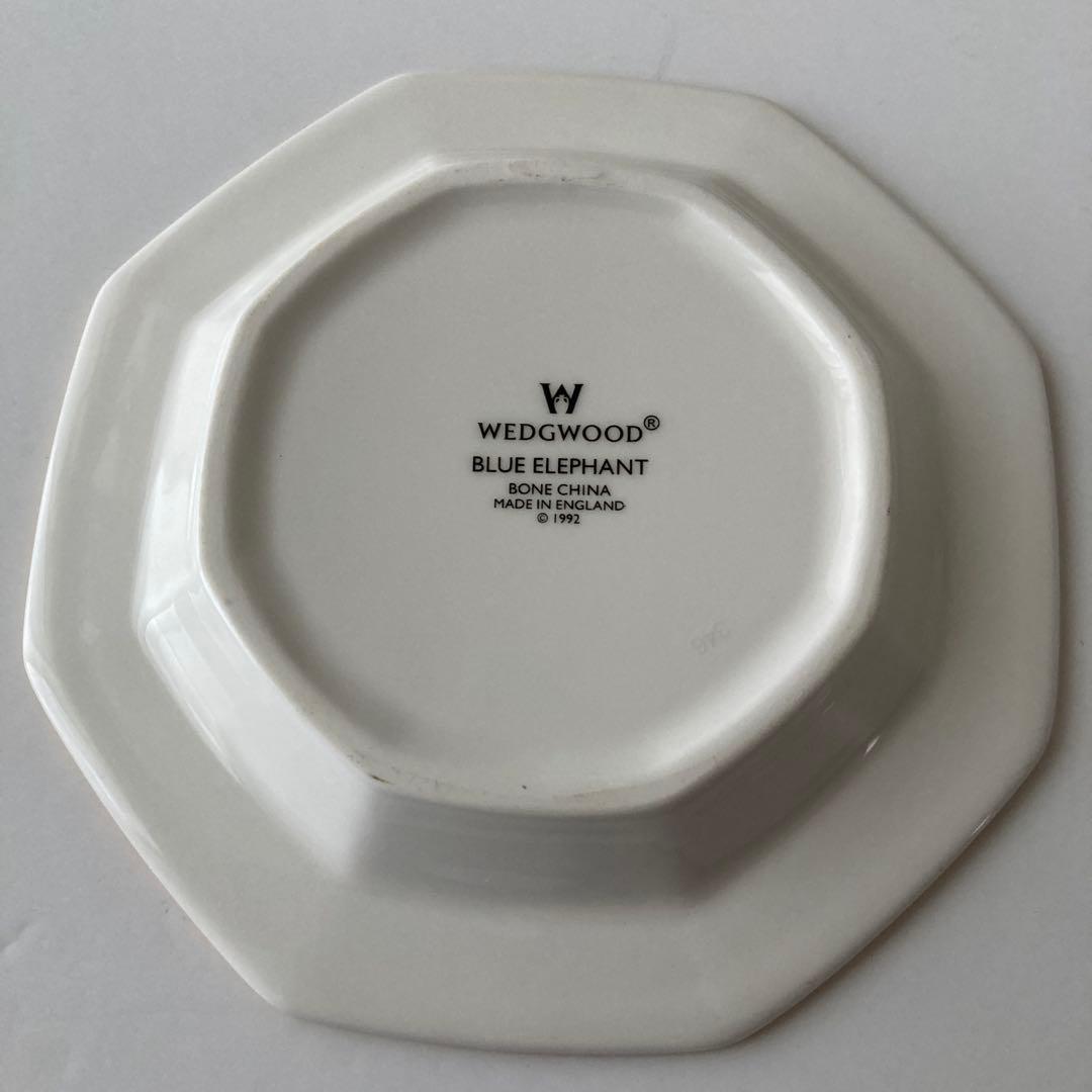 ウェッジウッド　ブルーエレファント　小皿2枚