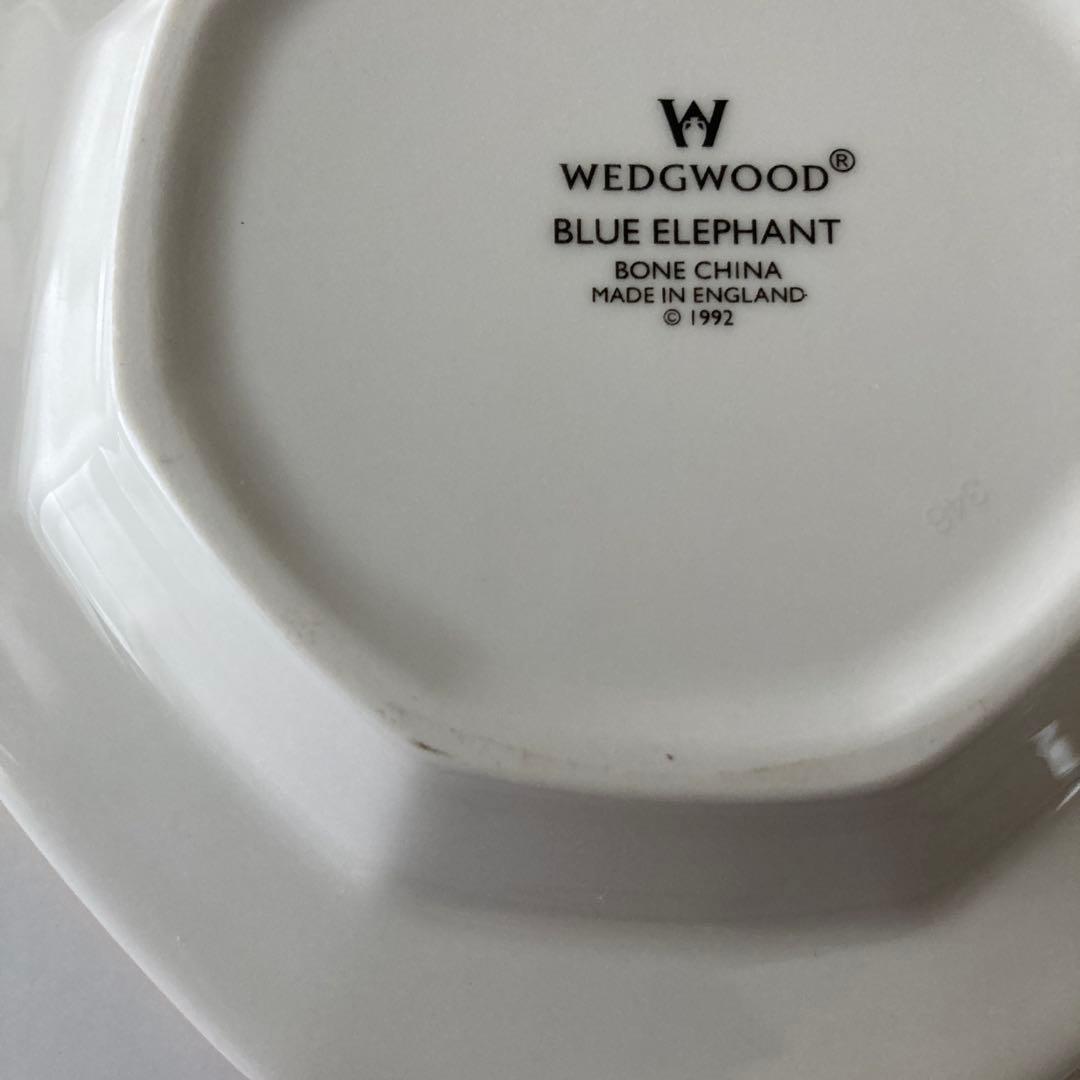 ウェッジウッド　ブルーエレファント　小皿2枚