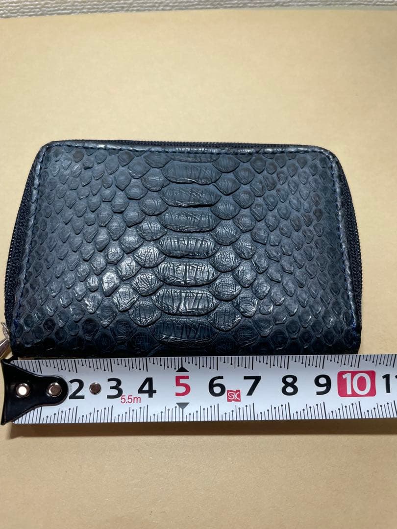 ヘビ革ミニ財布