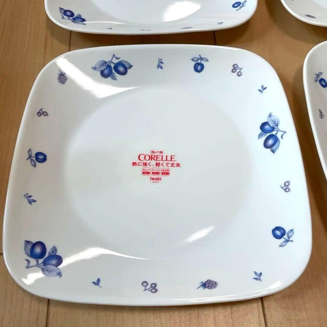 新品未使用　CORELLEプラムツリー大皿5枚-A**