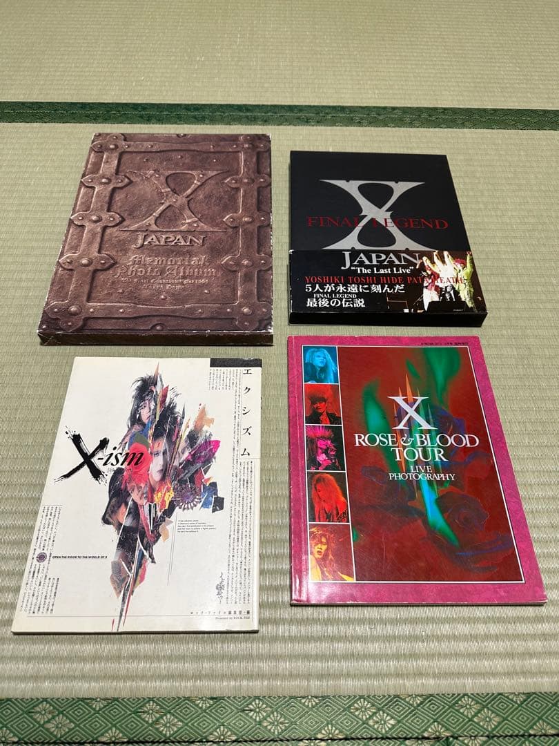 X JAPAN　エックス　写真集　ライブ写真集　4冊セット