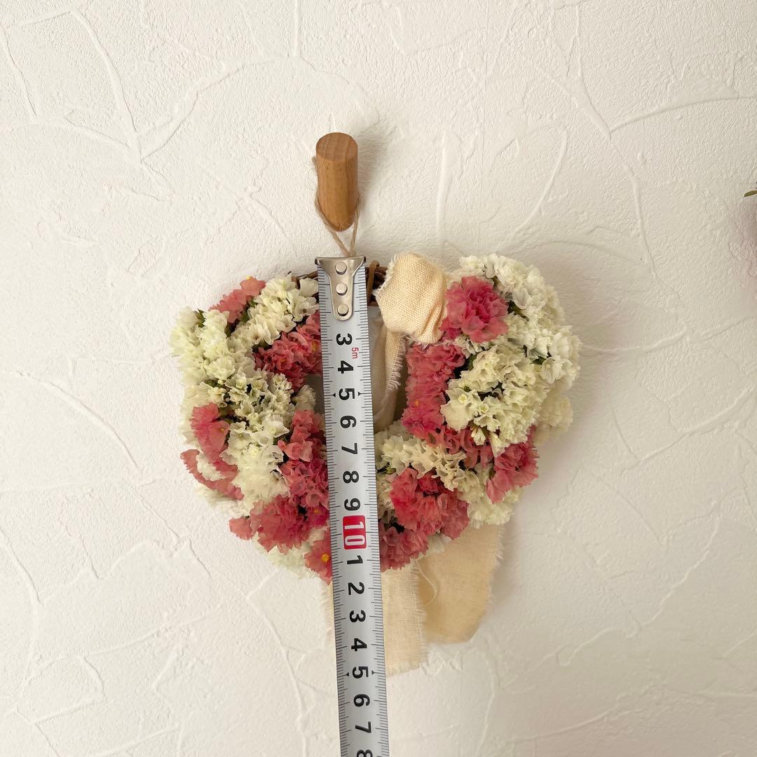 【SALE】もこもこスターチスのハーフリース* * *ラッピング無料 プレゼント