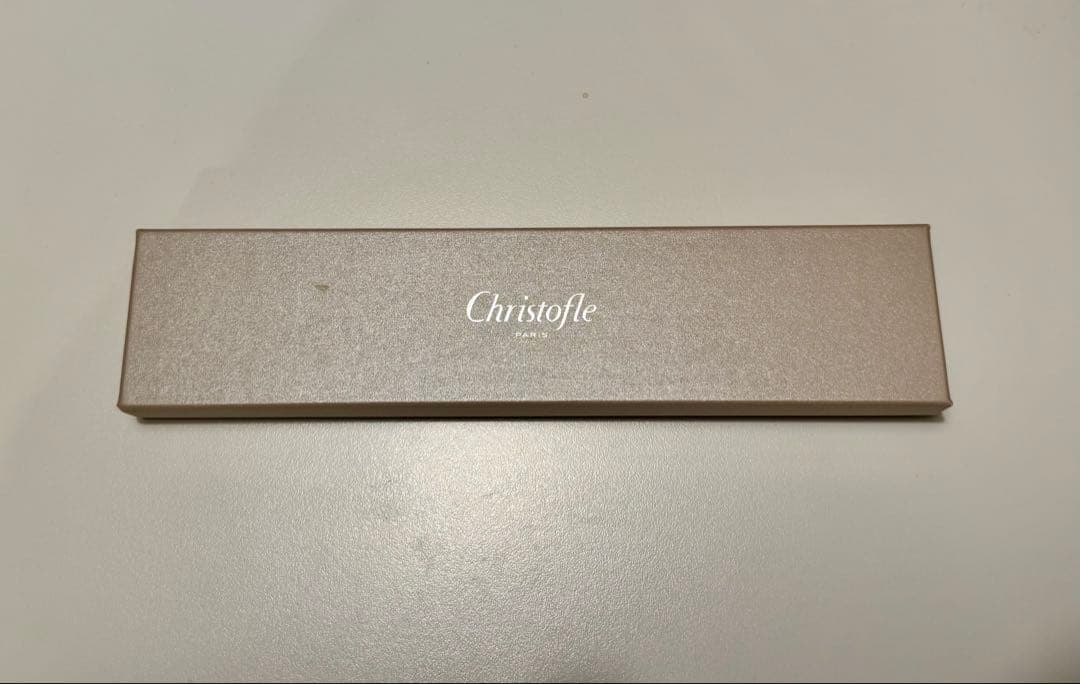 クリストフル　紅白箸2本セット