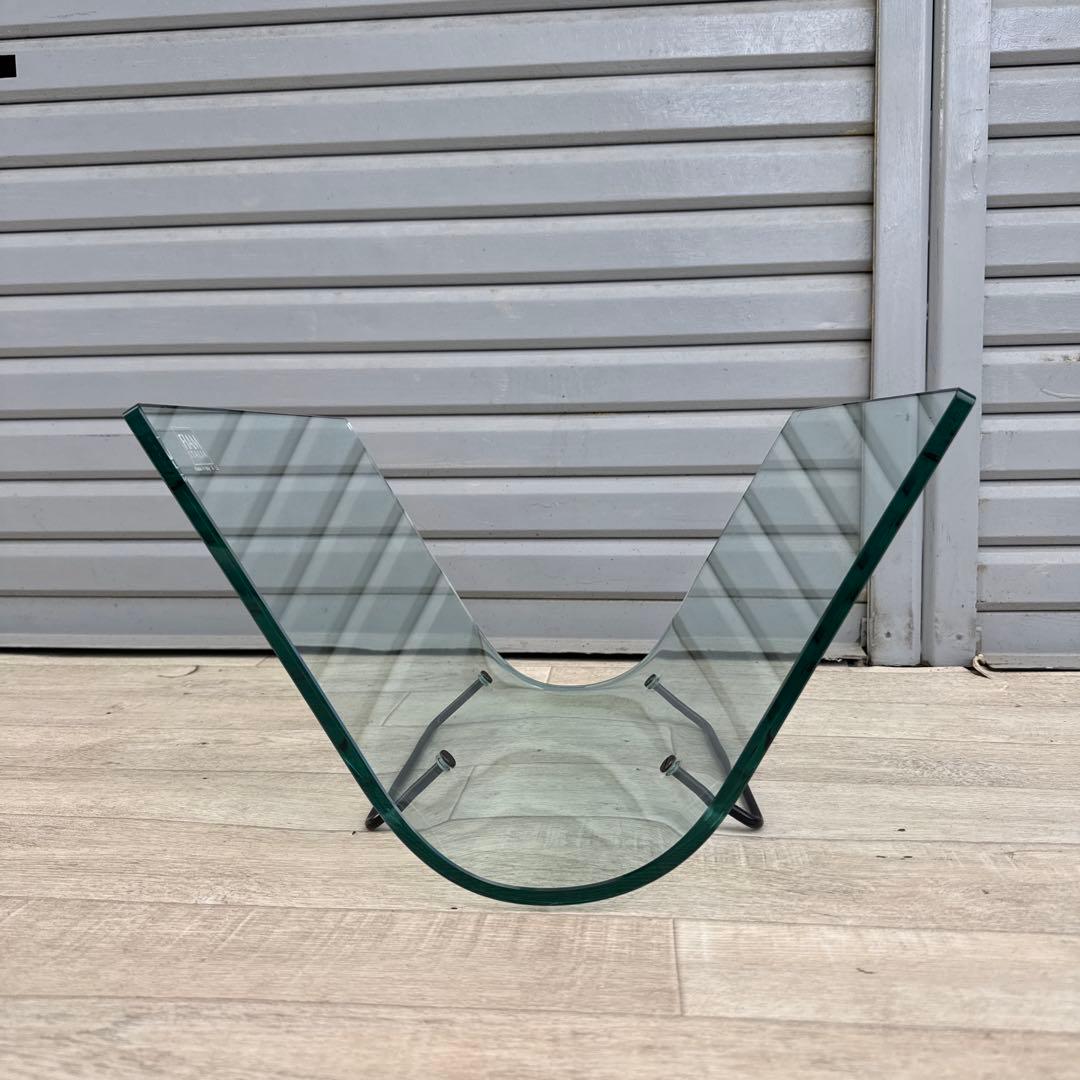 FIAM フィアム　ガラス　マガジンラック イタリア製 高級家具