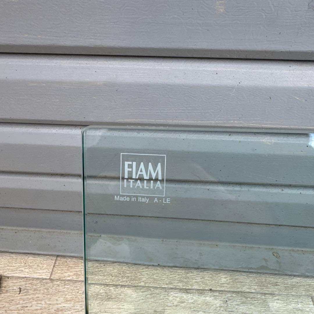 FIAM フィアム　ガラス　マガジンラック イタリア製 高級家具