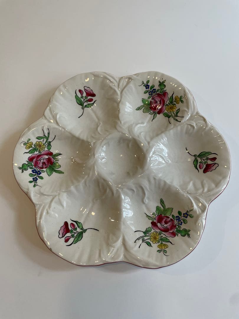 KGリュネヴィル　オイスタープレート 牡蠣プレート　フランスアンティーク