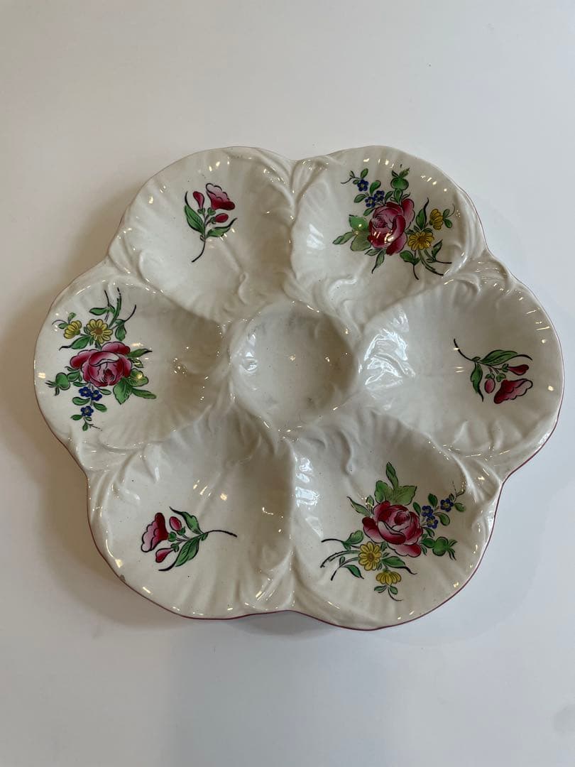 KGリュネヴィル　オイスタープレート 牡蠣プレート　フランスアンティーク