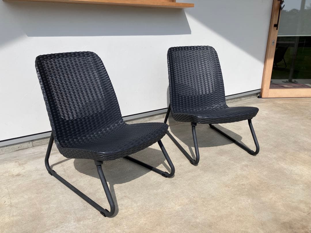 ケター （KETER） リオ バルコニー ガーデンチェア 2点セット