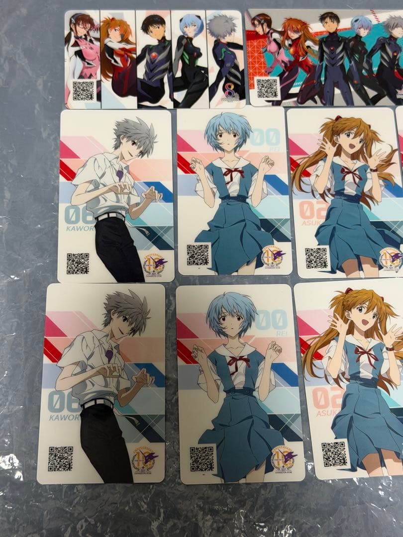 エヴァンゲリオンストア 10周年記念ARカード １３枚セット