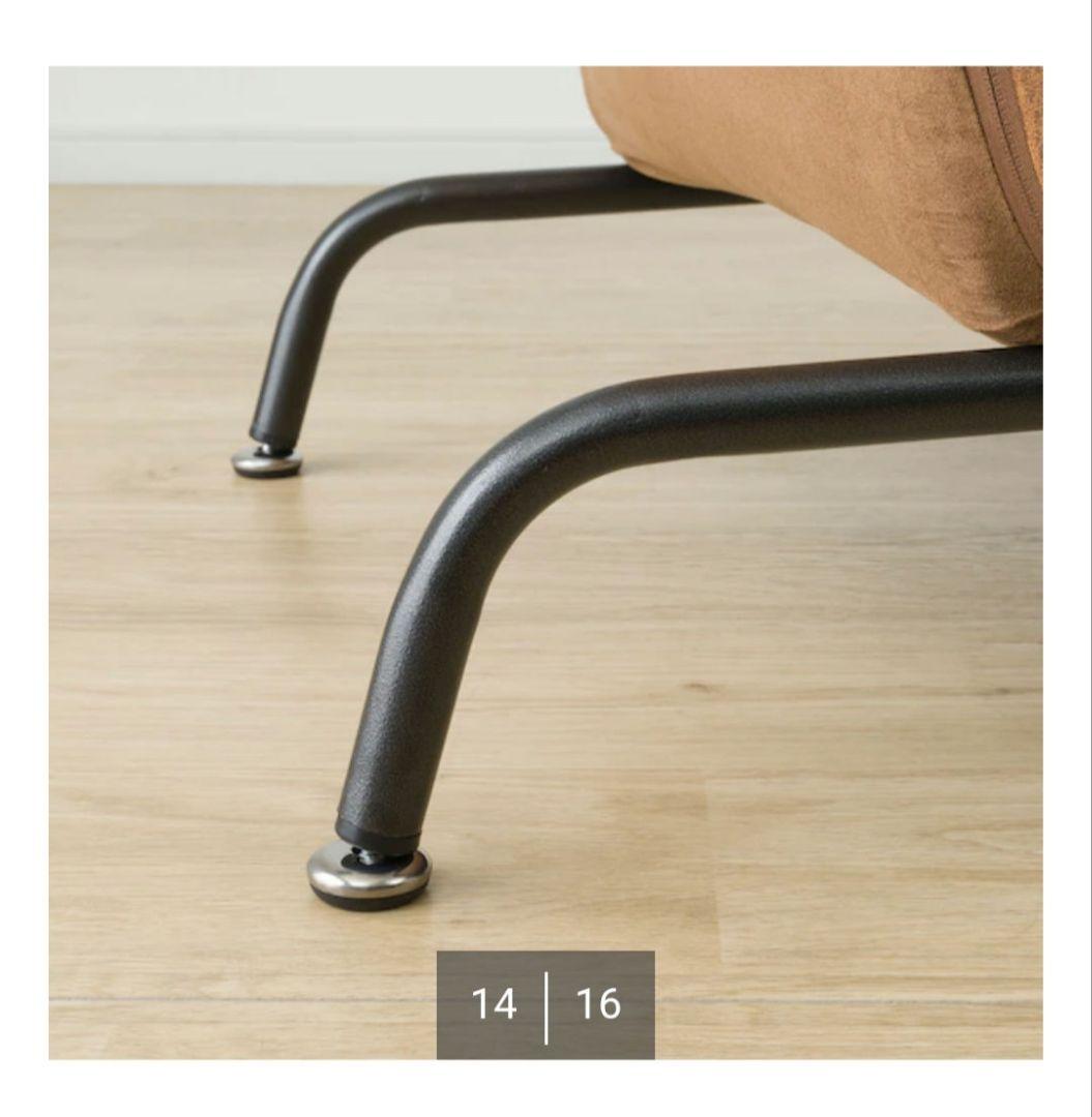 ❣️新品未使用❣️完売品 ビンテージレザー調リクライニングソファ　ブラウン