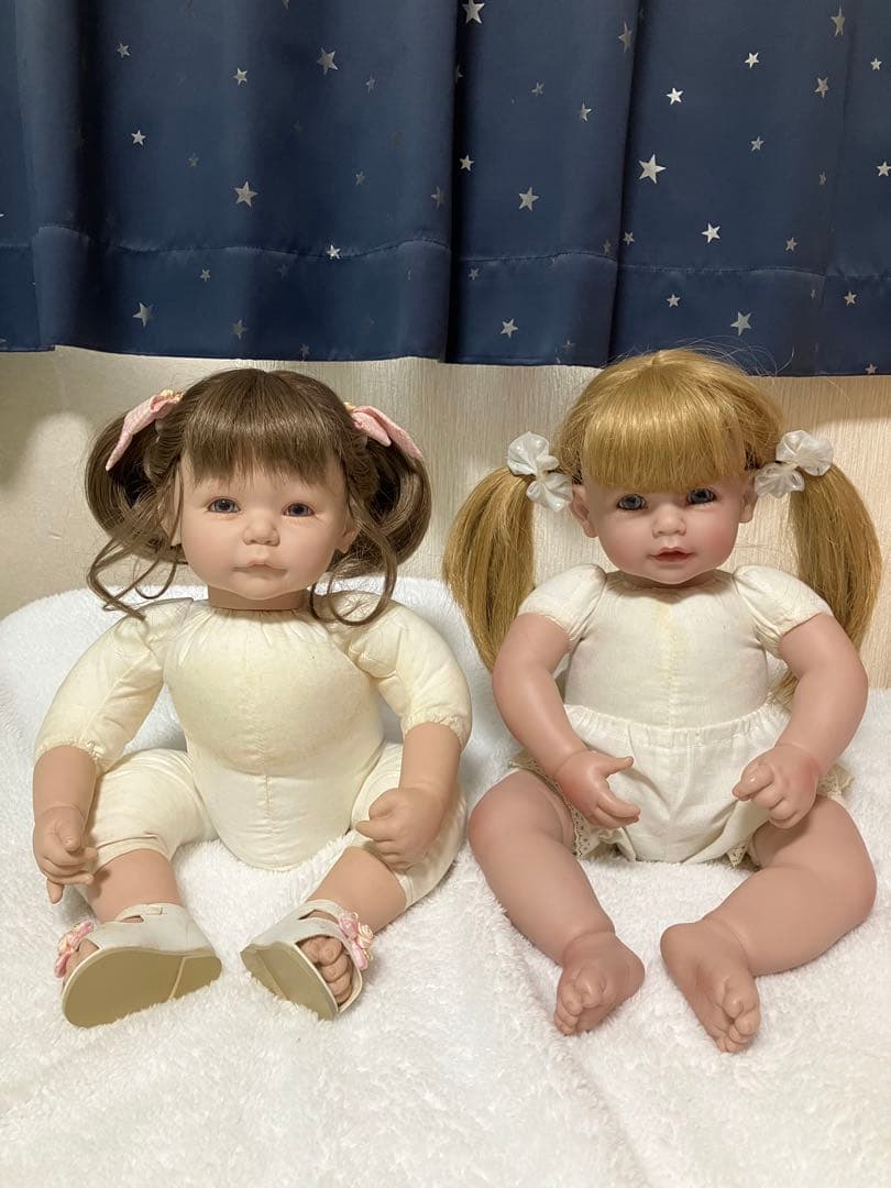 アドラドール　二人セット　ヴィンテージドール　リボーンドール　ADORA