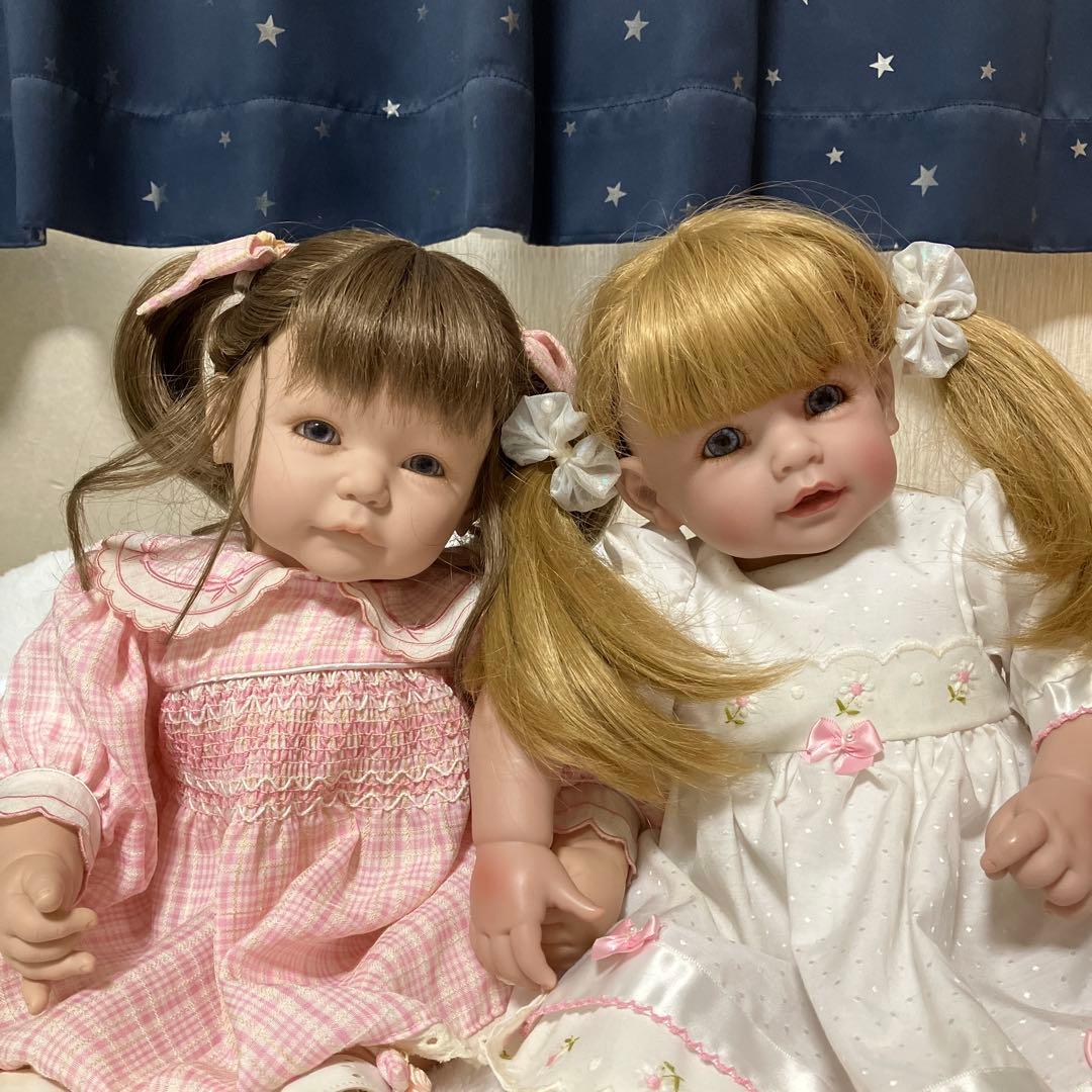 アドラドール　二人セット　ヴィンテージドール　リボーンドール　ADORA