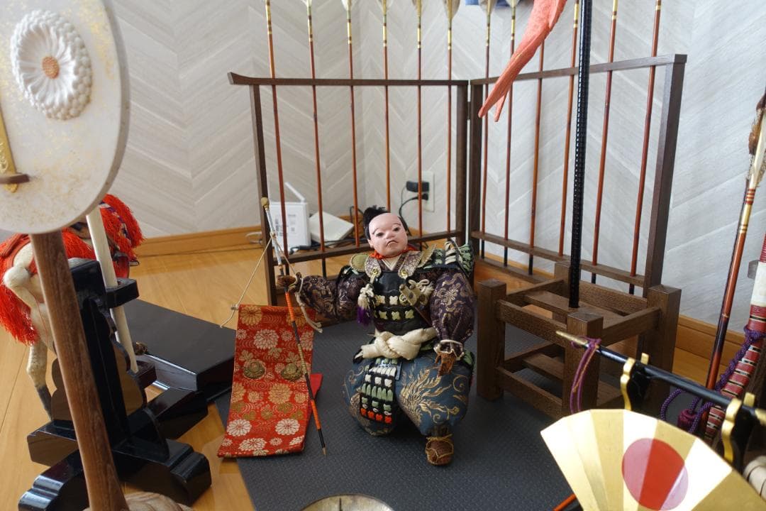 五月人形セット　 京都丸平 大木平蔵 御雛人形細工司 神馬 武者人形 伝統工芸