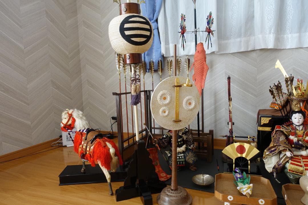 五月人形セット　 京都丸平 大木平蔵 御雛人形細工司 神馬 武者人形 伝統工芸