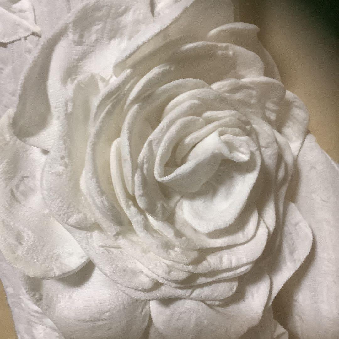 未使用　さえら　ポテチーノ　エプロン　バラモチーフ　ヒスクローネ　アキアカネ