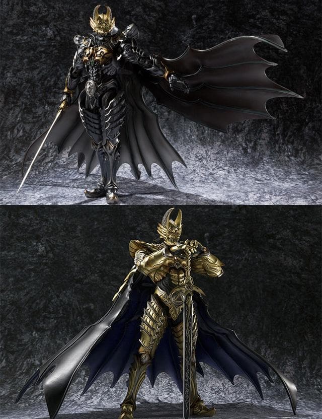 魔戒可動 黄金騎士ガロ 流牙Ver 炎刃騎士ゼン 天弓騎士ガイ＋翔＆金色Ver