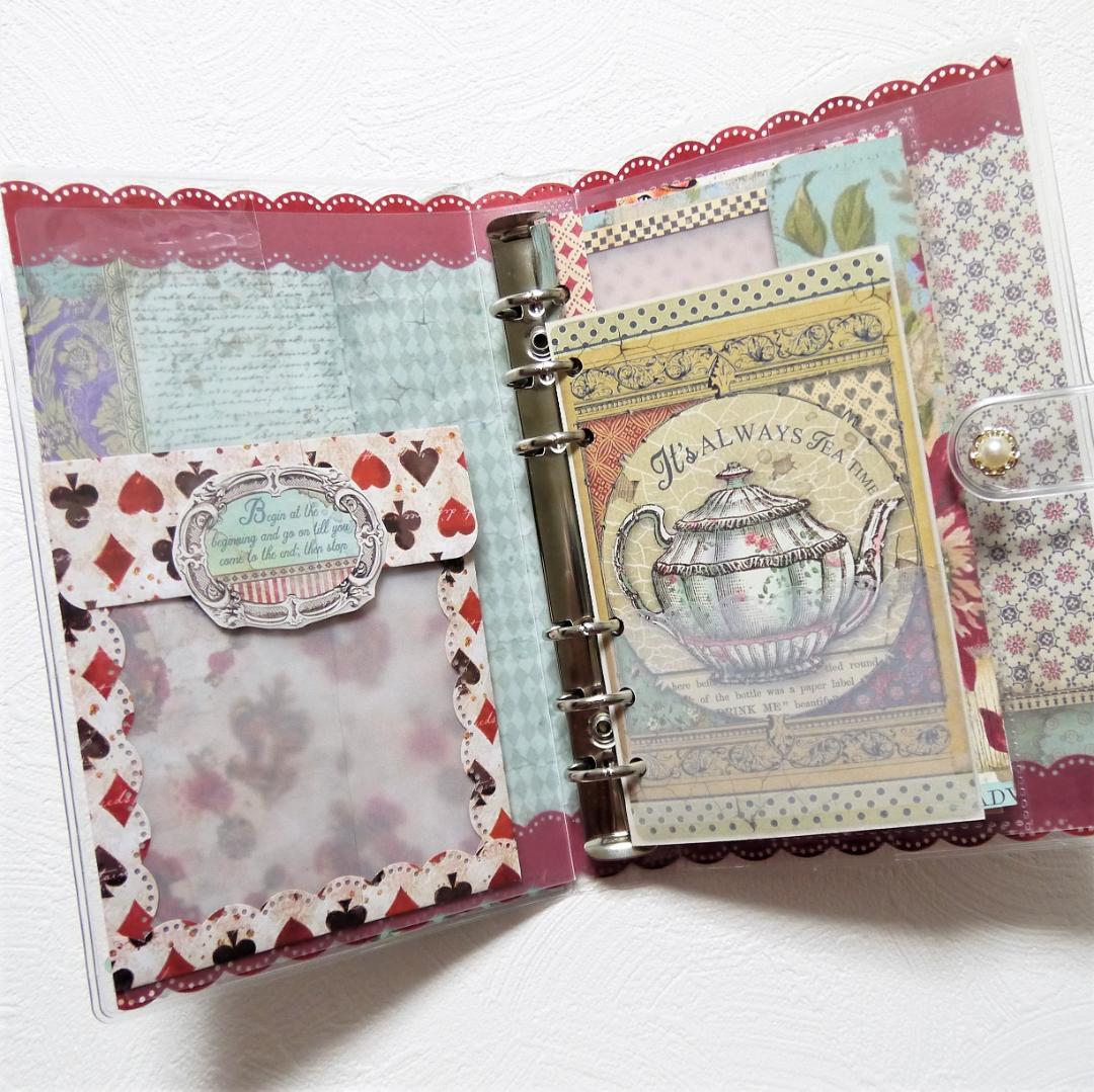 おすそ分けファイル❤98　バイブルサイズ　不思議の国のアリス　スタンペリア