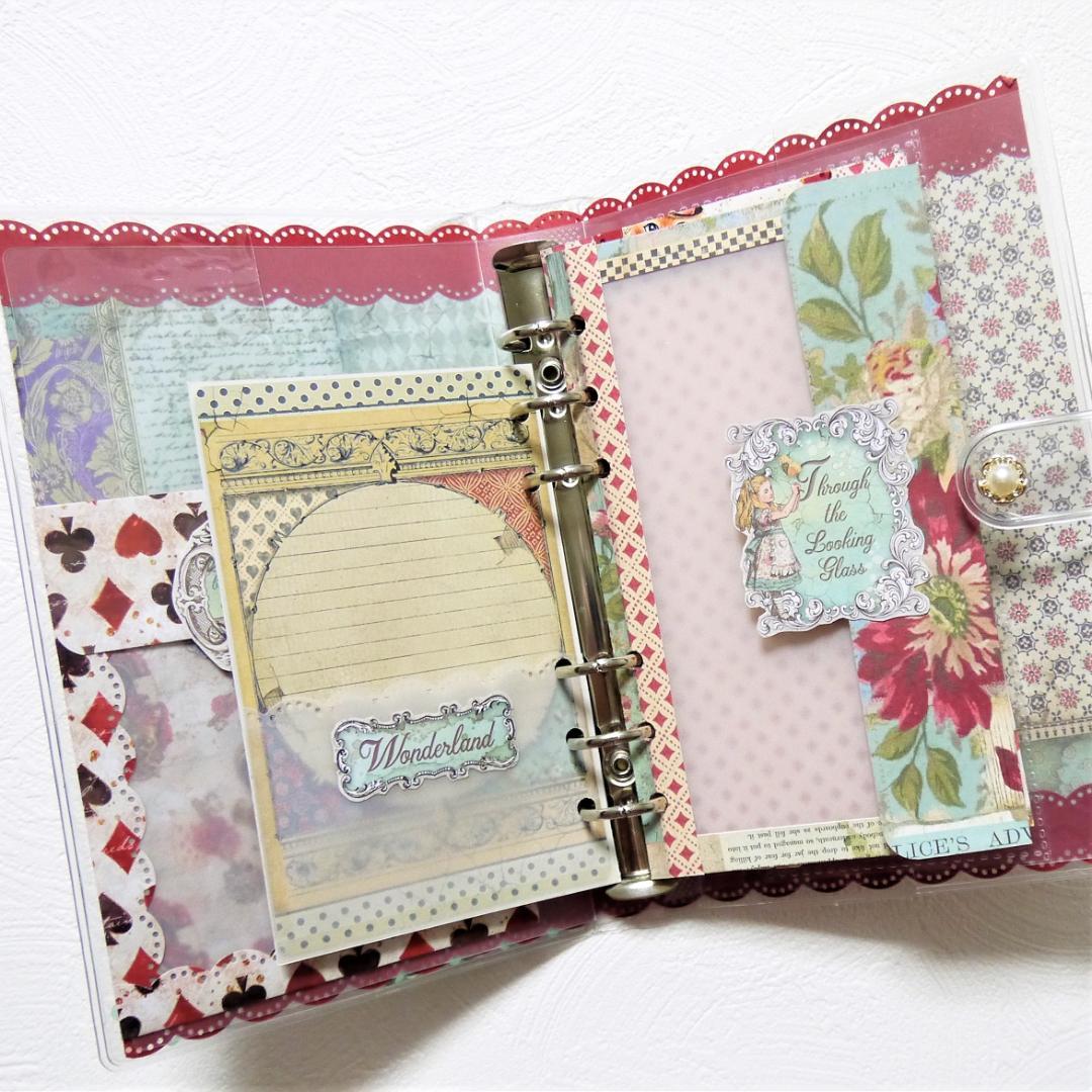 おすそ分けファイル❤98　バイブルサイズ　不思議の国のアリス　スタンペリア