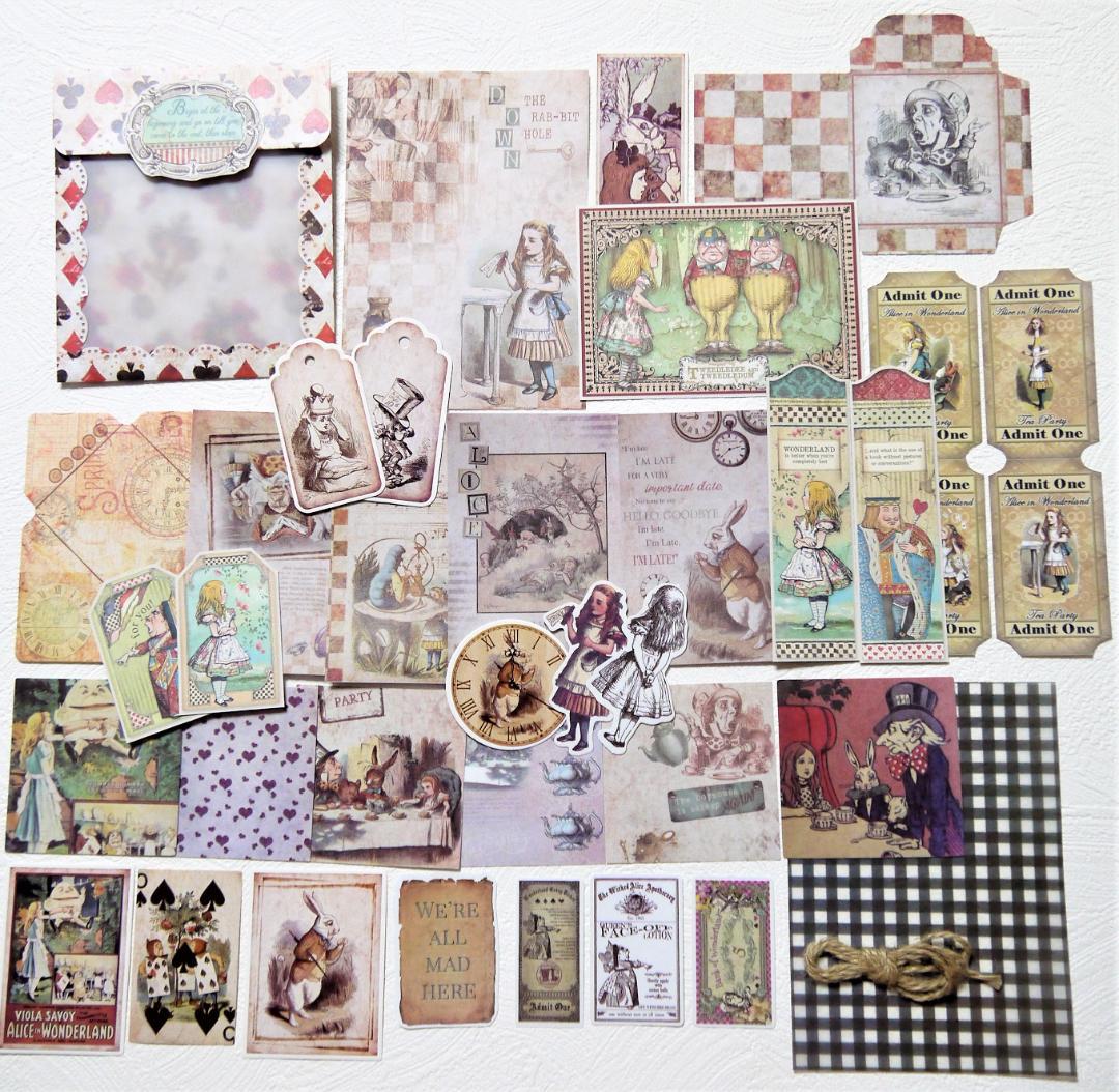 おすそ分けファイル❤98　バイブルサイズ　不思議の国のアリス　スタンペリア