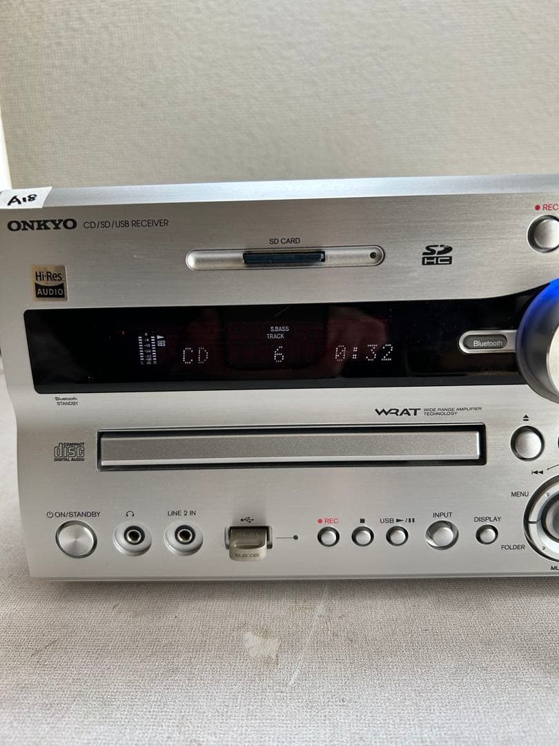 A18 整備 ONKYO NFR-9TX ハイレゾ CD/SD/USBレシーバー