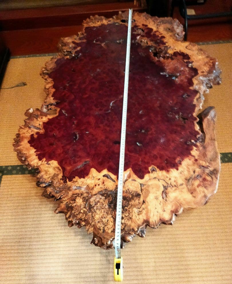 885一枚板　花梨座敷机　座卓　ローテーブル